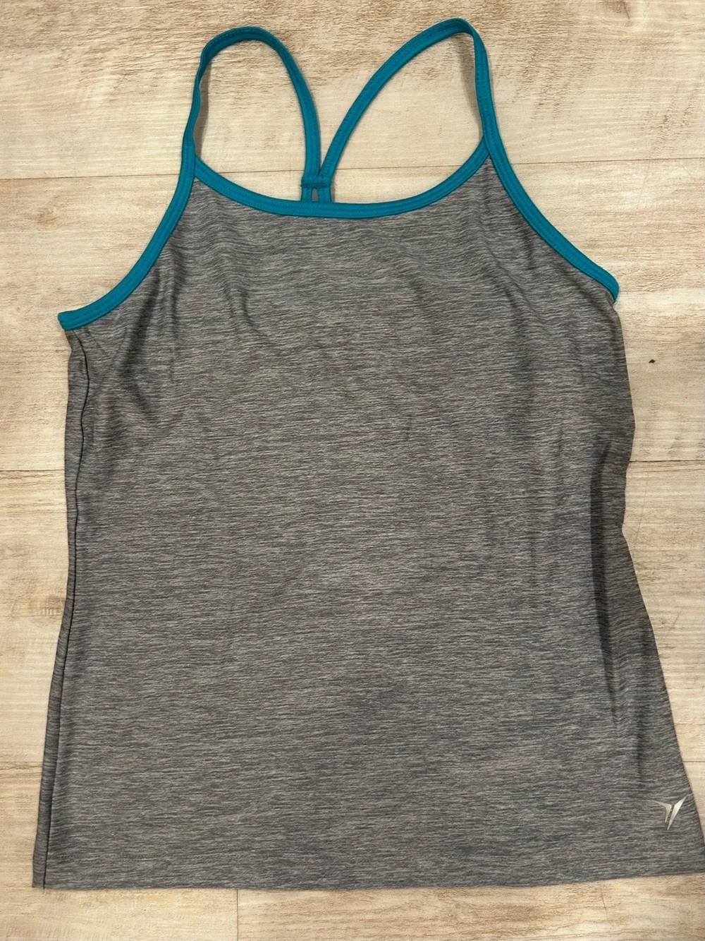 Old Navy Athletic Tanks Lot of 3: 'Run Wild' Racerback, ‘Play 2 Win’ Tank, Grey